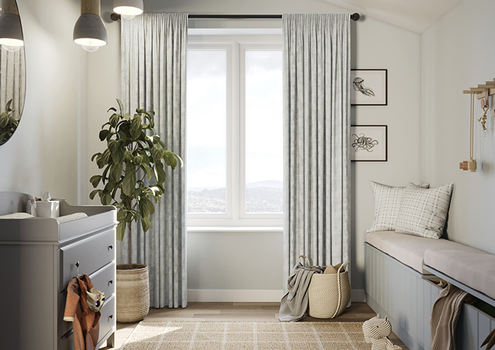 Laura Ashley Whinfell, Silver - Made to Measure Curtains - Image 3